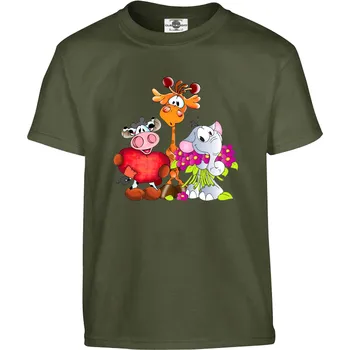 Pánské tričko Tričko Krkouni spolu Druh: Dětské, Barva: Khaki, Velikost: 110-XS