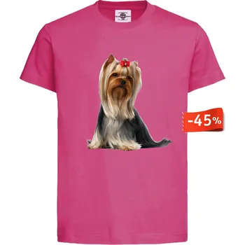 Chlapecké tričko Tričko Yorkshire Druh: Dětské, Barva: Fialově rudá, Velikost: 158-XL