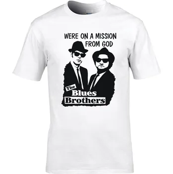 Pánské tričko Tričko The Blues Brothers Druh: Pánské, Barva: Bílá, Velikost: S