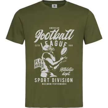 Pánské oblečení Tričko American Football League Druh: Pánské, Barva: Khaki, Velikost: S