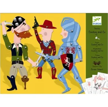 kreativní sada Sada papírů – Vytvoř si postavu: Kovboj Djeco