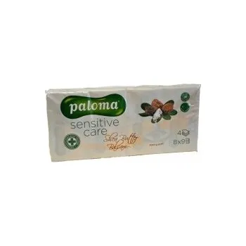 Paloma kapesníky bílé 4vrst.8ks Shea Butter balzam