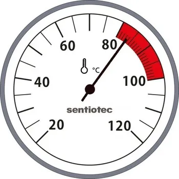 Sentiotec teploměr do sauny kulatý 100mm