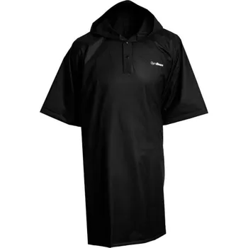 Pláštěnka Nepromokavé pončo Black - GymBeam Barva: černá