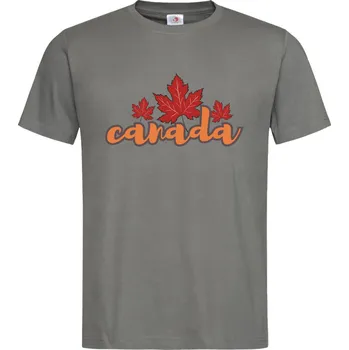 Pánské tričko Tričko Kanada Druh: Pánské, Barva: Břidlice, Velikost: M