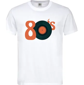 Pánské tričko Tričko Osmdesátky Druh: Pánské, Barva: Bílá, Velikost: M