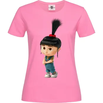 Dámské tričko Tričko Agnes Druh: Dámské, Barva: Růžová, Velikost: XL