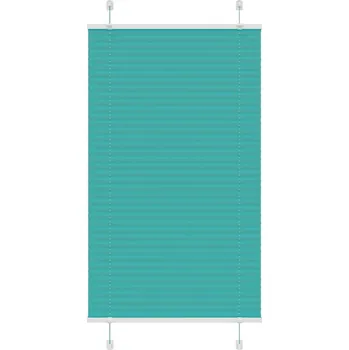 vidaXL Plisovaná roleta 80x150 cm Šířka látky 79,4 cm [4015190] Barva: Petrolejově zelená