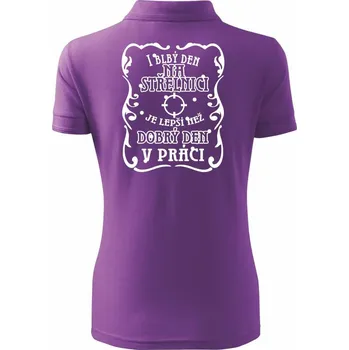 I blbý den na střelnici - Polokošile dámská Pique Polo - M ( Fialová )