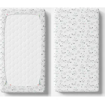 Prostěradlo PROSTĚRADLO S GUMIČKOU 60X120 BAVLNA SATÉNOVÁ 100% DO POSTÝLKY - FERETTI