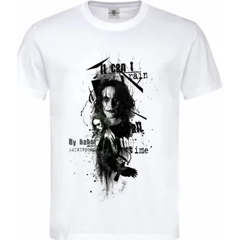 Pánské tričko Tričko Vrána Druh: Pánské, Barva: Bílá, Velikost: S