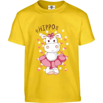 Pánské tričko Tričko Hrošice Druh: Dětské, Barva: Žlutá, Velikost: 146-L