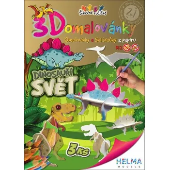 omalovánky 3D omalovánky Dinosauří svět