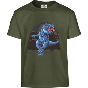 Pánské tričko Tričko T-Rex Druh: Dětské, Barva: Khaki, Velikost: 158-XL