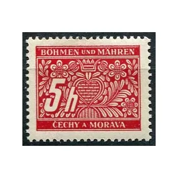 Poštovní známka Protektorát Čechy a Morava (1939) č. DL 1 ** - B.ü.M. - Doplatní známky