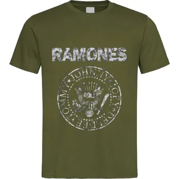 Pánské oblečení Tričko Ramones Druh: Dětské, Barva: Khaki, Velikost: 122-S
