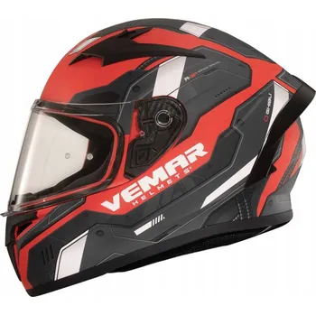 Cyklistická přilba VEMAR SILNIČNÍ PŘILBA GHIBLI ROBOT ČERVENÁ / ČERNÁ VELIKOST L