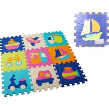 Lamps Pěnové puzzle 9 ks dopravní prostředky