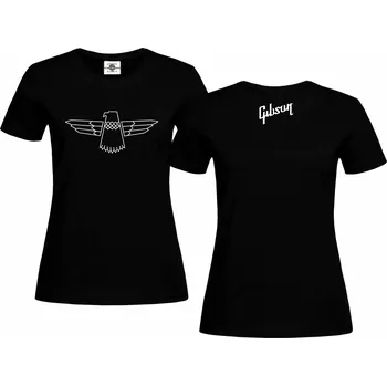 Dámské tričko Tričko Gibson | Thunderbird Druh: Dámské, Barva: Černá, Velikost: S