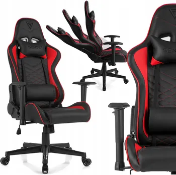 Otočná židle Sense7 červená