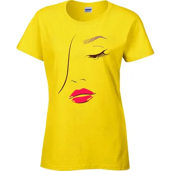 Dámské tričko Tričko Žena Druh: Dámské, Barva: Žlutá, Velikost: L