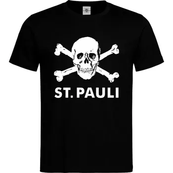 Pánské tričko Tričko St. Pauli Druh: Pánské, Barva: Černá, Velikost: S