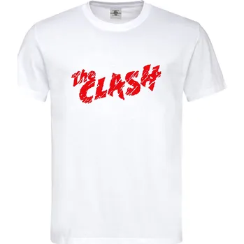 Pánské tričko Tričko The Clash Druh: Pánské, Barva: Bílá, Velikost: M