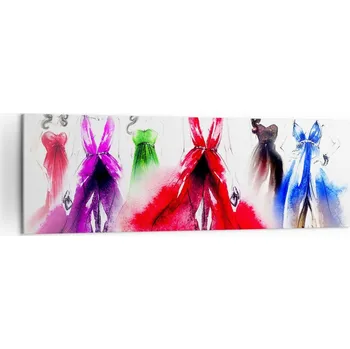 Obraz Velký obraz do obýváku 160x50 módní přehlídka moderní na plátně obrazy