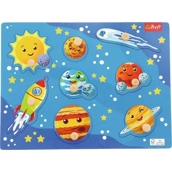 Dřevěná hračka Trefl vkládačka Kosmos