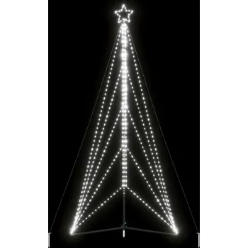 Vánoční dekorace vidaXL LED vánoční stromek 615 ch LED diod 404,5 cm [4016421] Barva: Studená bílá