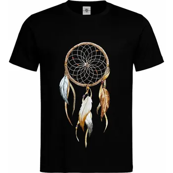 Pánské tričko Tričko Indiánský lapač snů Druh: Pánské, Barva: Černá, Velikost: S