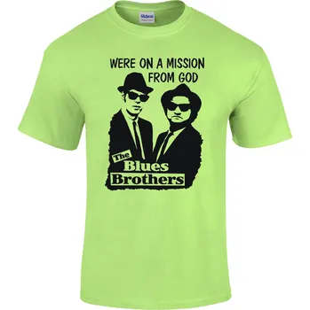 Pánské tričko Tričko The Blues Brothers Druh: Pánské, Barva: Světle Zelená, Velikost: L