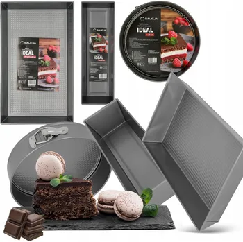 Forma na pečení 3x FORMA PLECH NA PEČENÍ KOLÁČŮ FORMA NA DORT PLECH FORMIČKA NA DORT KOLÁČŮ L0