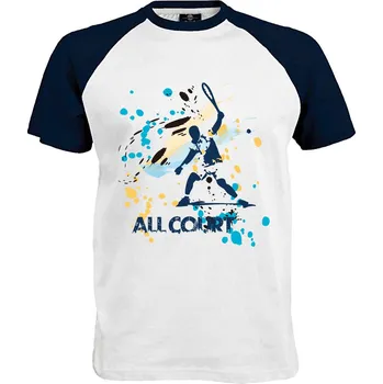 Pánské tričko Tričko All court Druh: Pánské, Barva: Navy | Bílá, Velikost: S