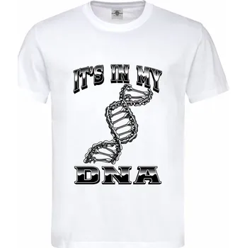 Pánské tričko Tričko It's in my DNA Druh: Pánské, Barva: Bílá, Velikost: L