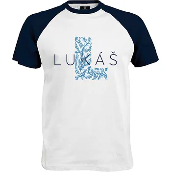 Pánské tričko Tričko Lukáš Druh: Pánské, Barva: Navy | Bílá, Velikost: S