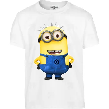 Pánské tričko Tričko Kevin | Mimoni Druh: Dětské, Barva: Bílá, Velikost: 158-XL