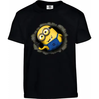 Pánské tričko Tričko Bob | Mimoni Druh: Dětské, Barva: Černá, Velikost: 110-XS