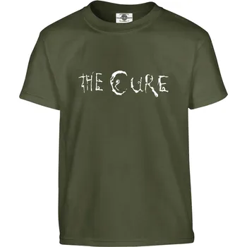 Pánské tričko Tričko The Cure Druh: Dětské, Barva: Khaki, Velikost: 158-XL
