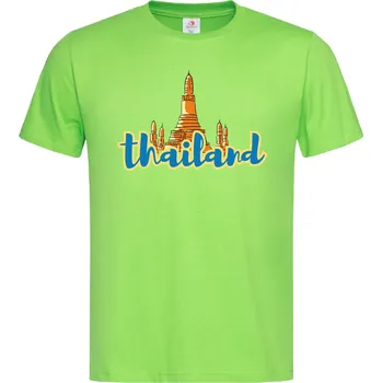 Pánské tričko Tričko Thajsko Druh: Pánské, Barva: Světle Zelená, Velikost: S