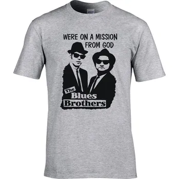 Pánské tričko Tričko The Blues Brothers Druh: Dámské, Barva: Šedá, Velikost: M