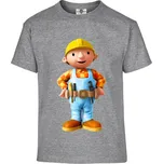 Tričko Bořek stavitel Druh: Dětské, Barva: Šedá, Velikost: 146-L