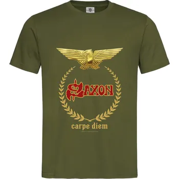 Pánská móda Tričko Saxon | Carpe Diem Druh: Pánské, Barva: Khaki, Velikost: XL