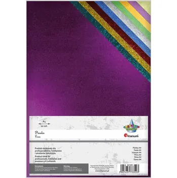 Obraz Vícebarevná pěnová houba Titanum 21 cm x 10 ks