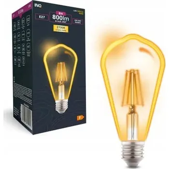 Žárovka LED ŽÁROVKA RETRO EDISON ST64 E27 230V 8W TEPLÁ BÍLÁ