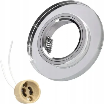 Lampička Očka kulatý Decorya šedá