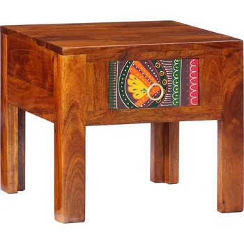 Noční stolek vidaXL Noční stolek 40x40x36 cm masivní akáciové dřevo [4016487]