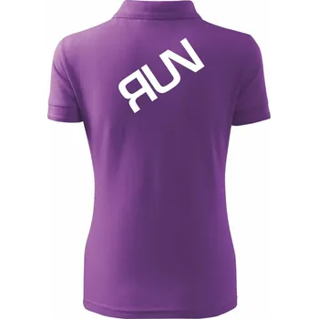 Run - Polokošile dámská Pique Polo - 3XL ( Fialová )