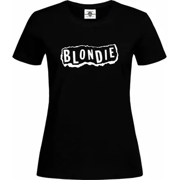 Dámské tričko Tričko Blondie Druh: Dámské, Barva: Černá, Velikost: M