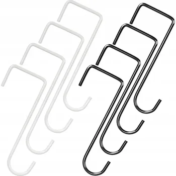 Věšák Šatní ramínko kovový LOPOTIN bílý, černý